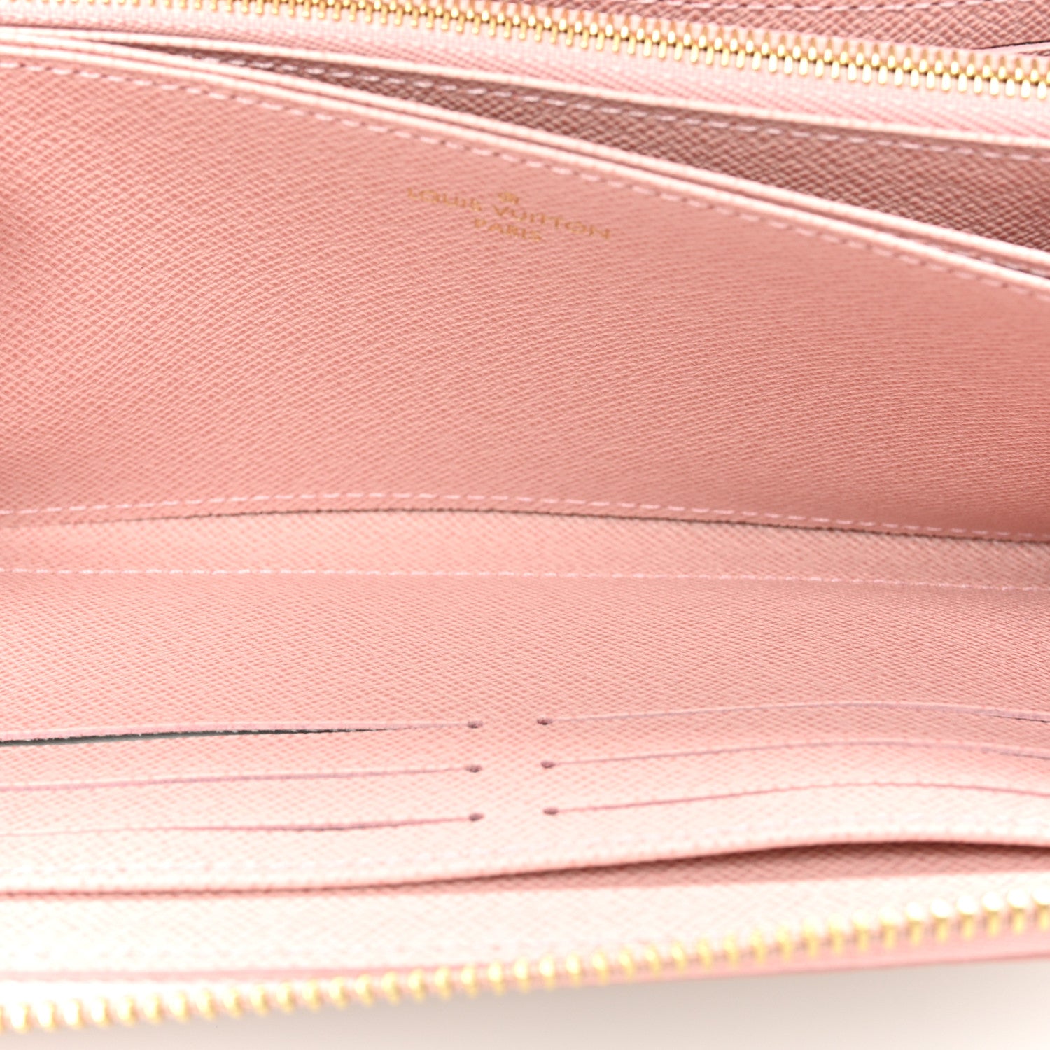 Louis Vuitton Damier Azur Clemence Wallet Rose Ballerine 9 of 13