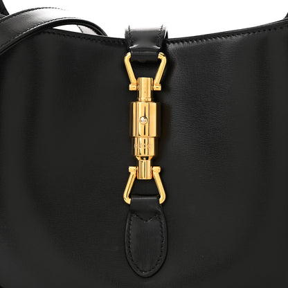 Gucci Boarded Dyana Lux Calfskin Small Jackie 1961 Hobo Black 8 of 10