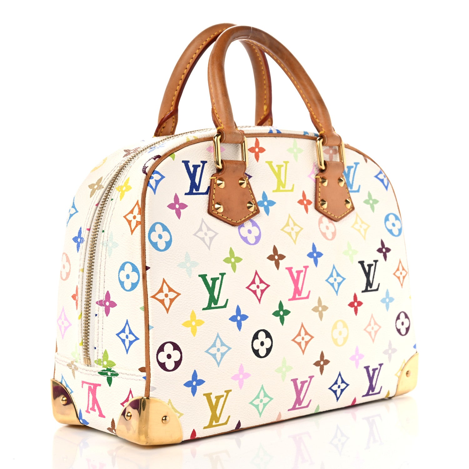 Louis Vuitton Monogram Multicolor Trouville White 3 of 13