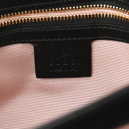 Gucci Vitello Palmellato Lux Small Arli Flap Shoulder Bag Black 6 of 10