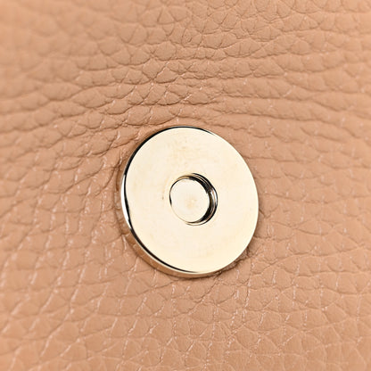 Gucci Pebbled Calfskin Medium Soho Flap Crossbody Camelia 11 of 11