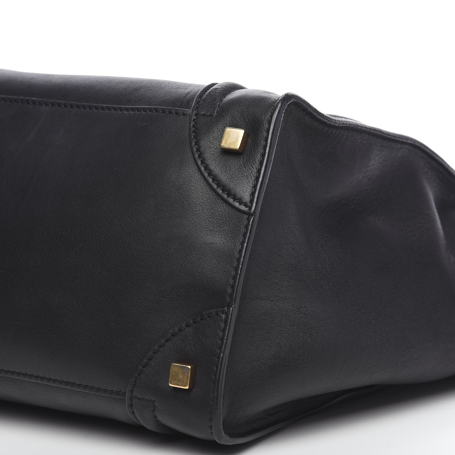 Celine Smooth Calfskin Mini Luggage Black 6 of 12