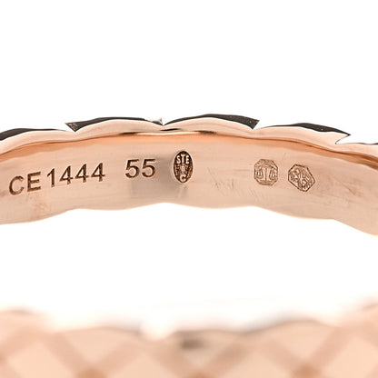 Chanel 18K Beige Gold Mini Coco Crush Ring 55 7.25 5 of 6