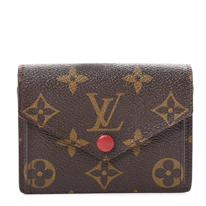 Louis Vuitton Monogram Compact Marie Wallet Rouge 1 of 6