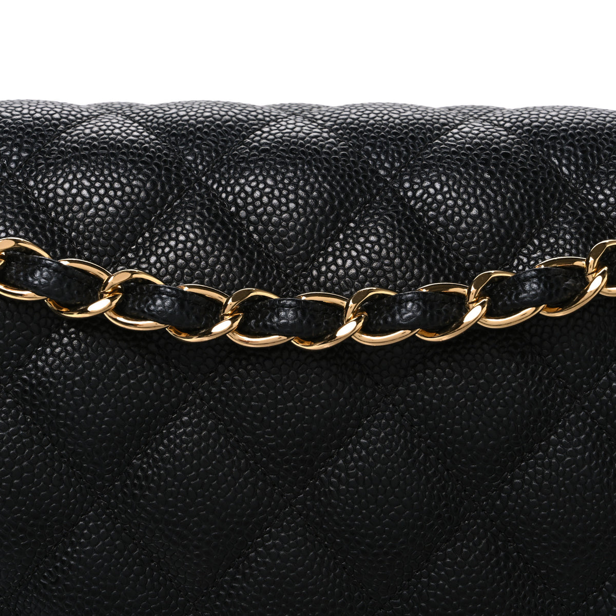 Chanel Caviar Quilted Jumbo Double Flap Black 8 of 10