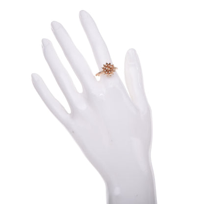 Gucci 18K Rose Gold Diamond Flora Ring 52 6 2 of 7