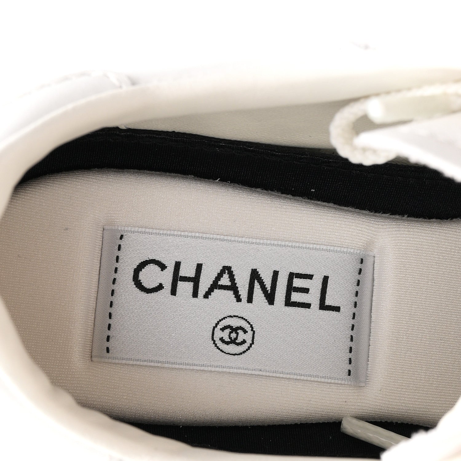 Chanel Calfskin CC Womens Sneakers 36 White 8 of 10
