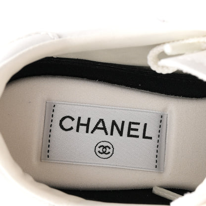 Chanel Calfskin CC Womens Sneakers 36 White 8 of 10