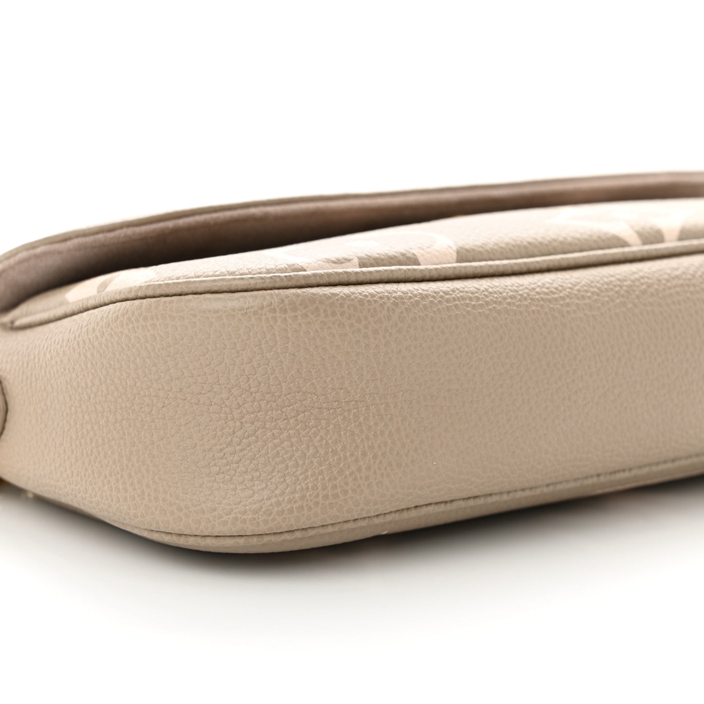 Empreinte Monogram Giant Ivy Wallet On Chain Tourterelle Creme