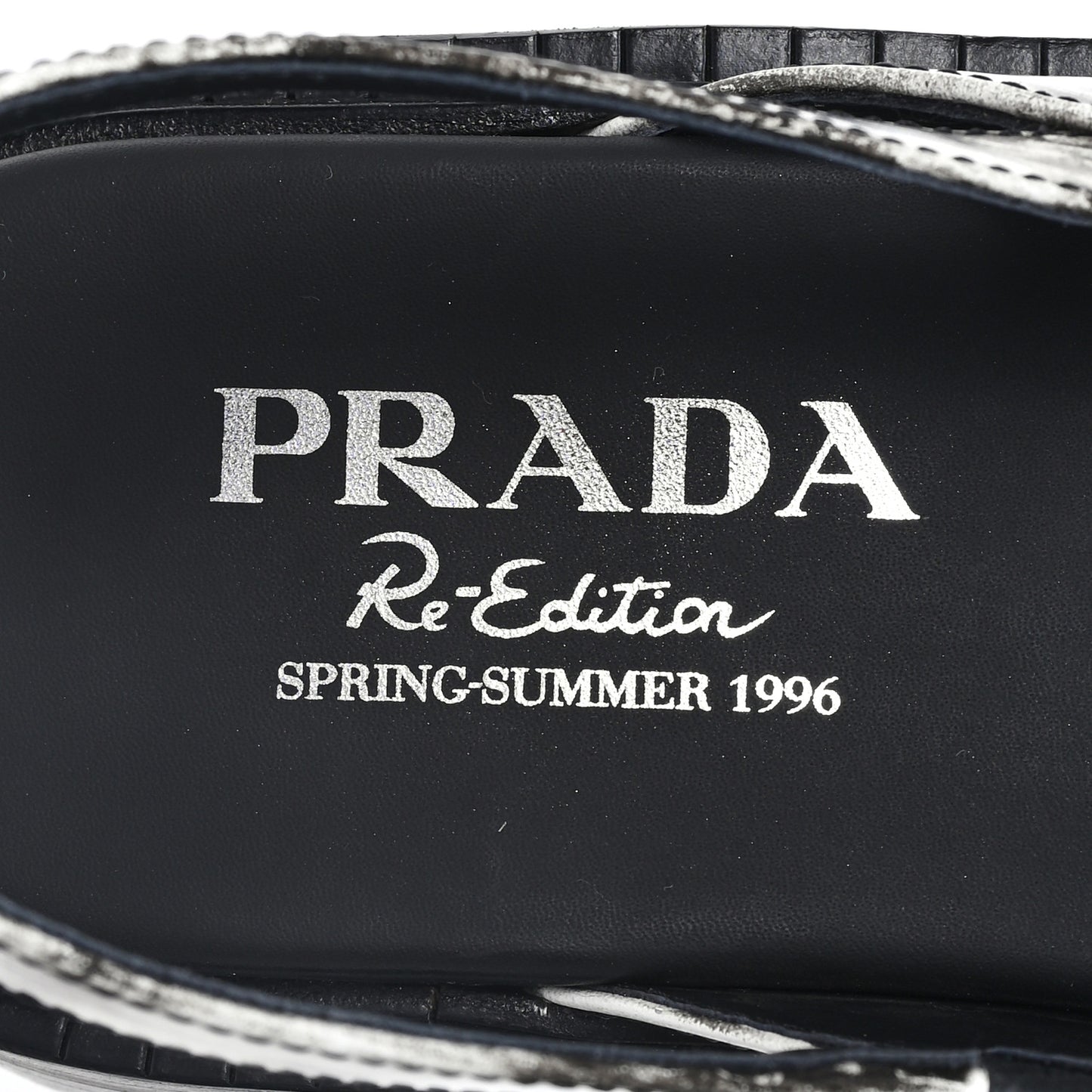 Spazzolato Fume Re-Edition 1996 Buckle Sandals 39 Bianco