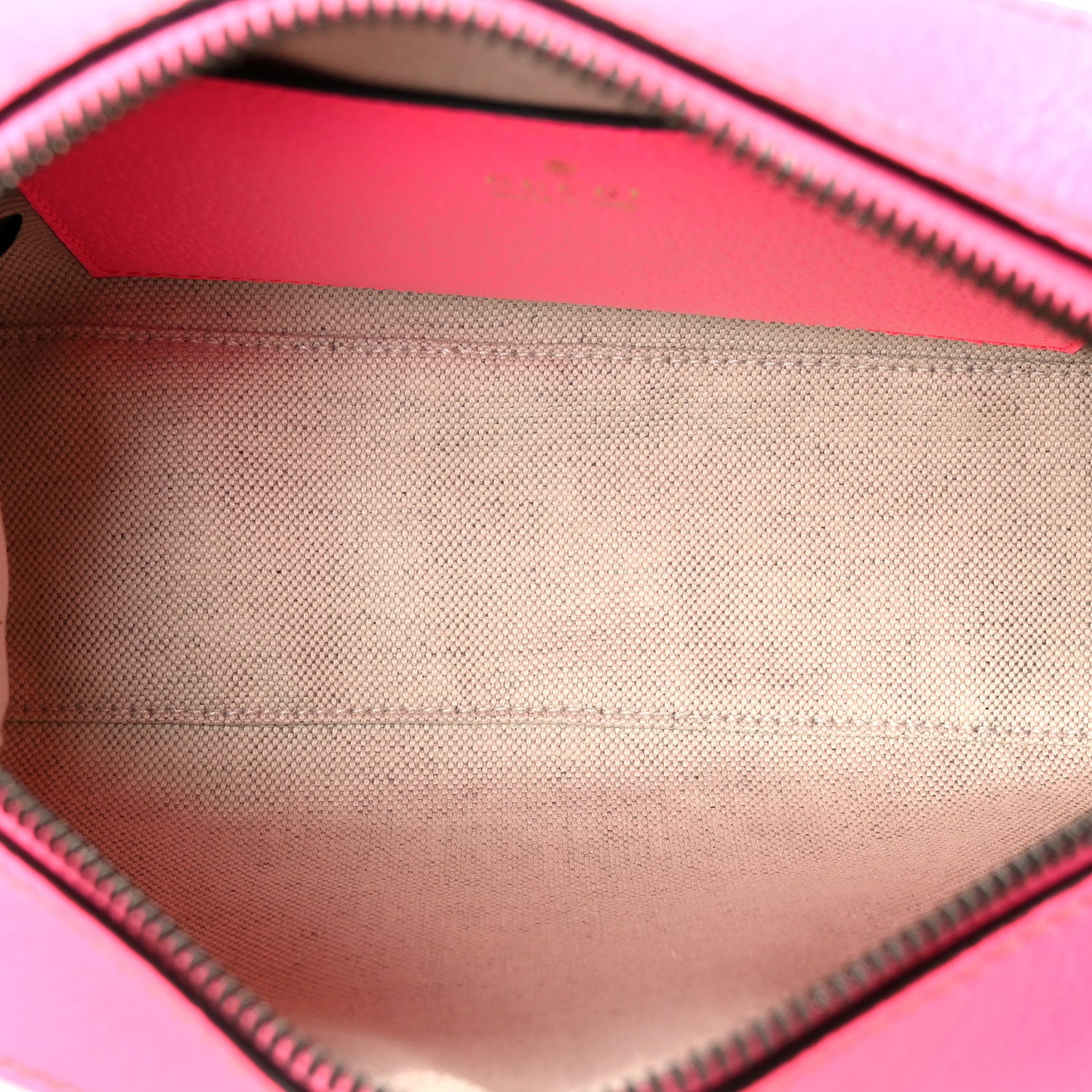 Gucci GG Supreme Monogram Textured Dollar Calfskin Web Ophidia Small Crossbody Bag Beige Ebony Fuchsia 4 of 9
