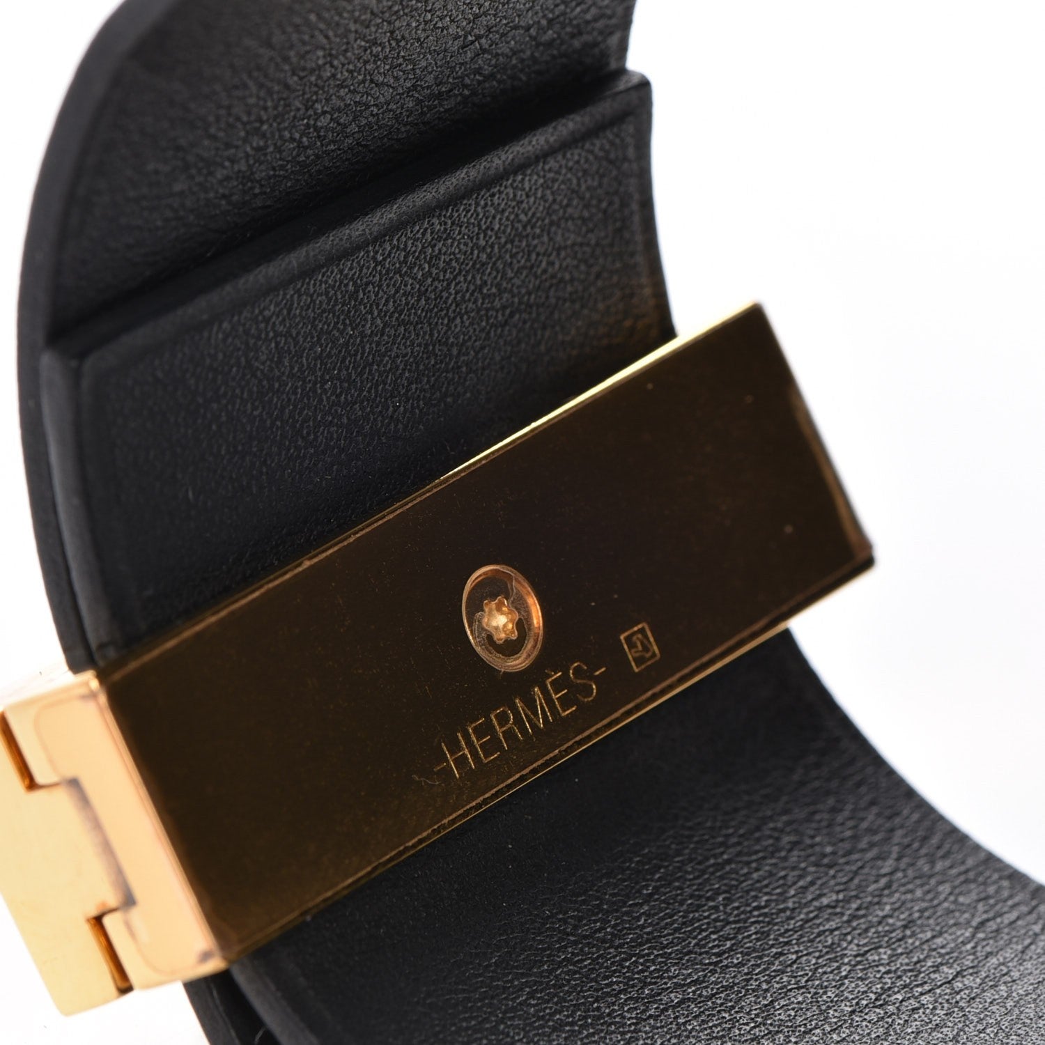 Hermes Swift Illusion Reversible Bracelet MM Bleu Saphir Black 4 of 4