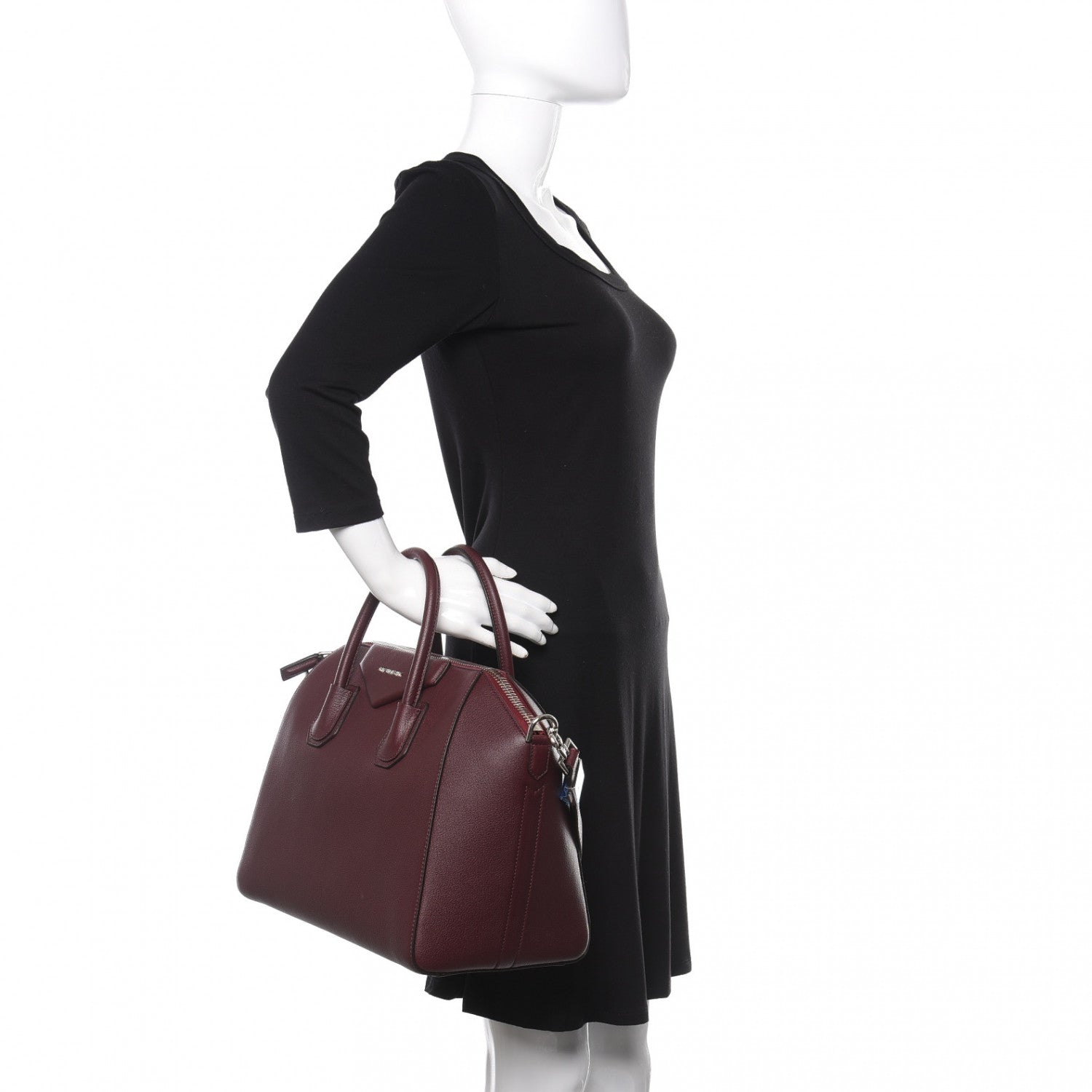 Givenchy Sugar Goatskin Medium Antigona Aubergine 3 of 11