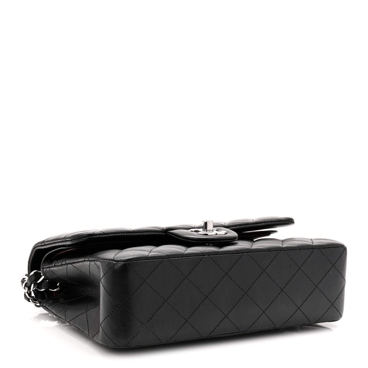 Chanel Lambskin Quilted Small Double Flap Black 4 of 11