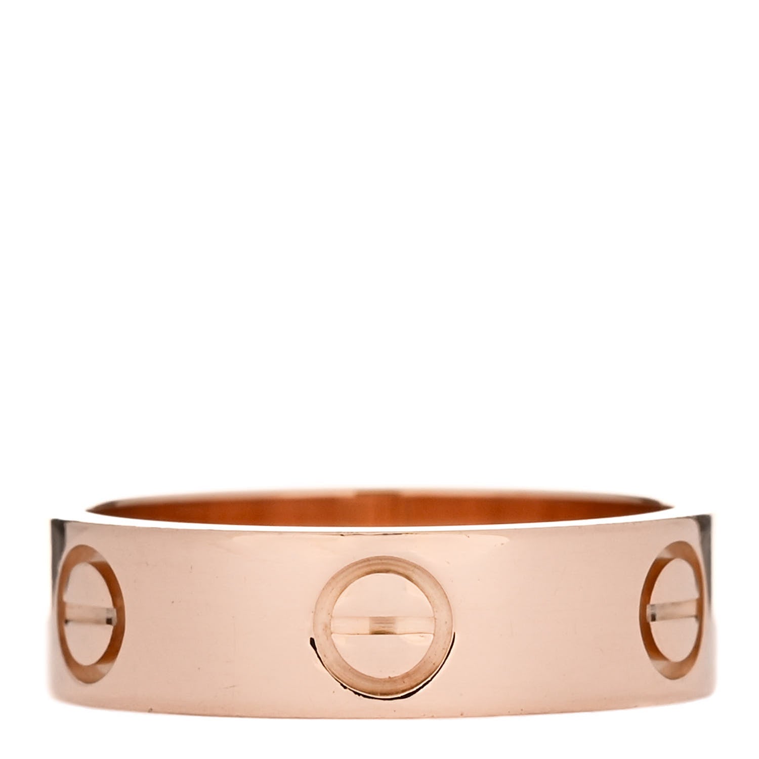 Cartier 18K Pink Gold 5.5mm LOVE Ring 54 6.75 1 of 5
