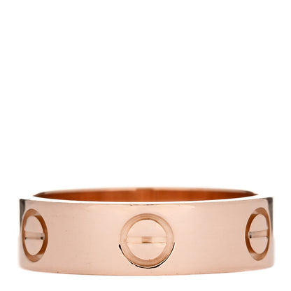 Cartier 18K Pink Gold 5.5mm LOVE Ring 54 6.75 1 of 5