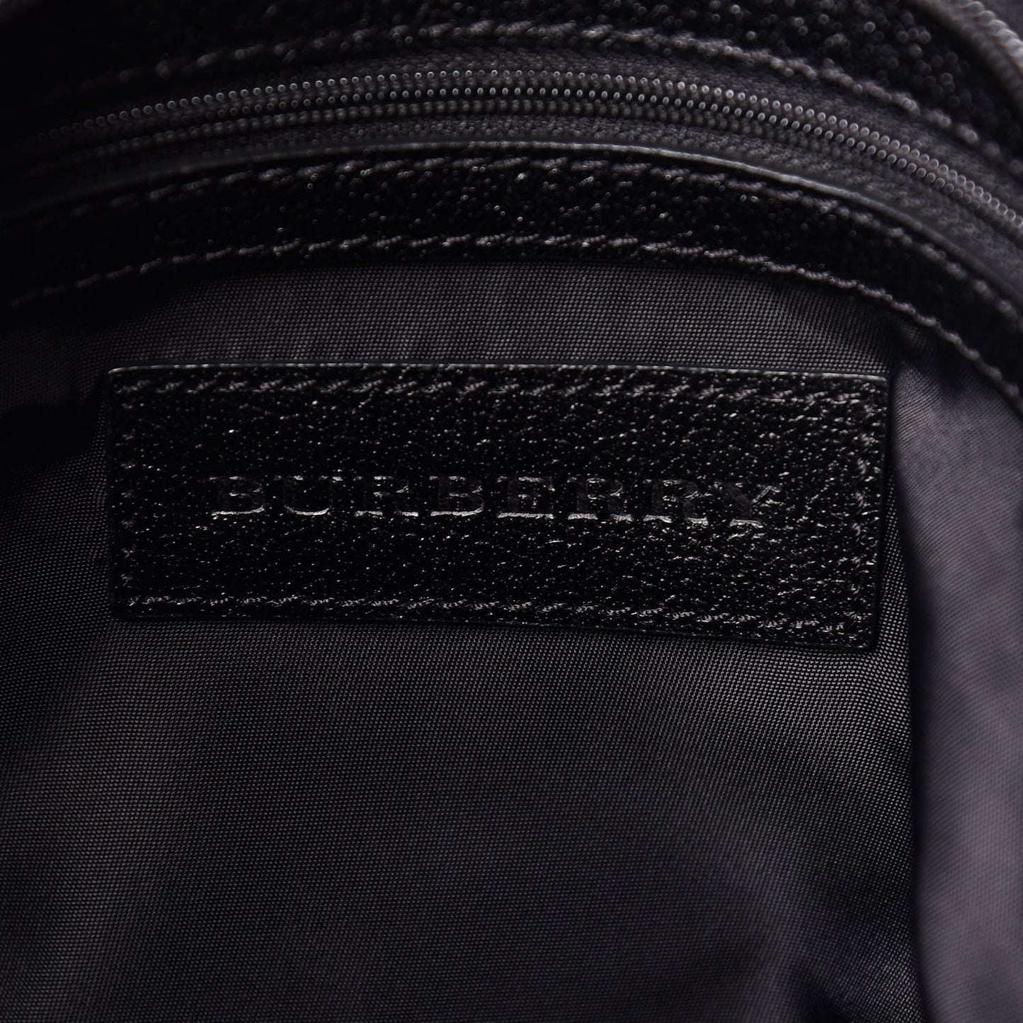 Nylon Tonal Check Diaper Bag Black