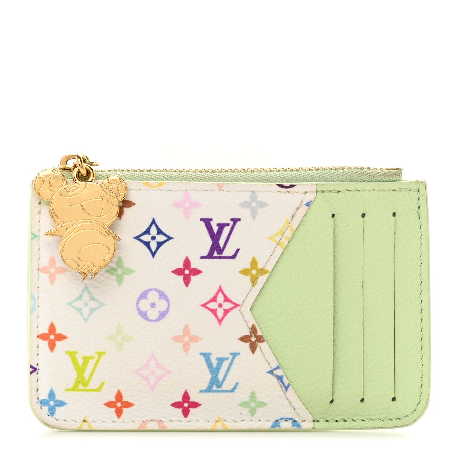 Louis Vuitton LV X TM Monogram Romy Card Holder Green Tea 1 of 6
