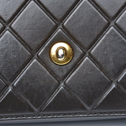Chanel Calfskin Embossed Medium Flap Brown 16 of 20