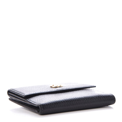 Gucci Dollar Calfskin Double G French Flap Wallet Black 4 of 8