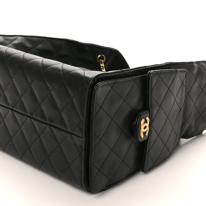 Chanel Caviar Quilted Medium Chanel 25 Handbag Black 11 of 11