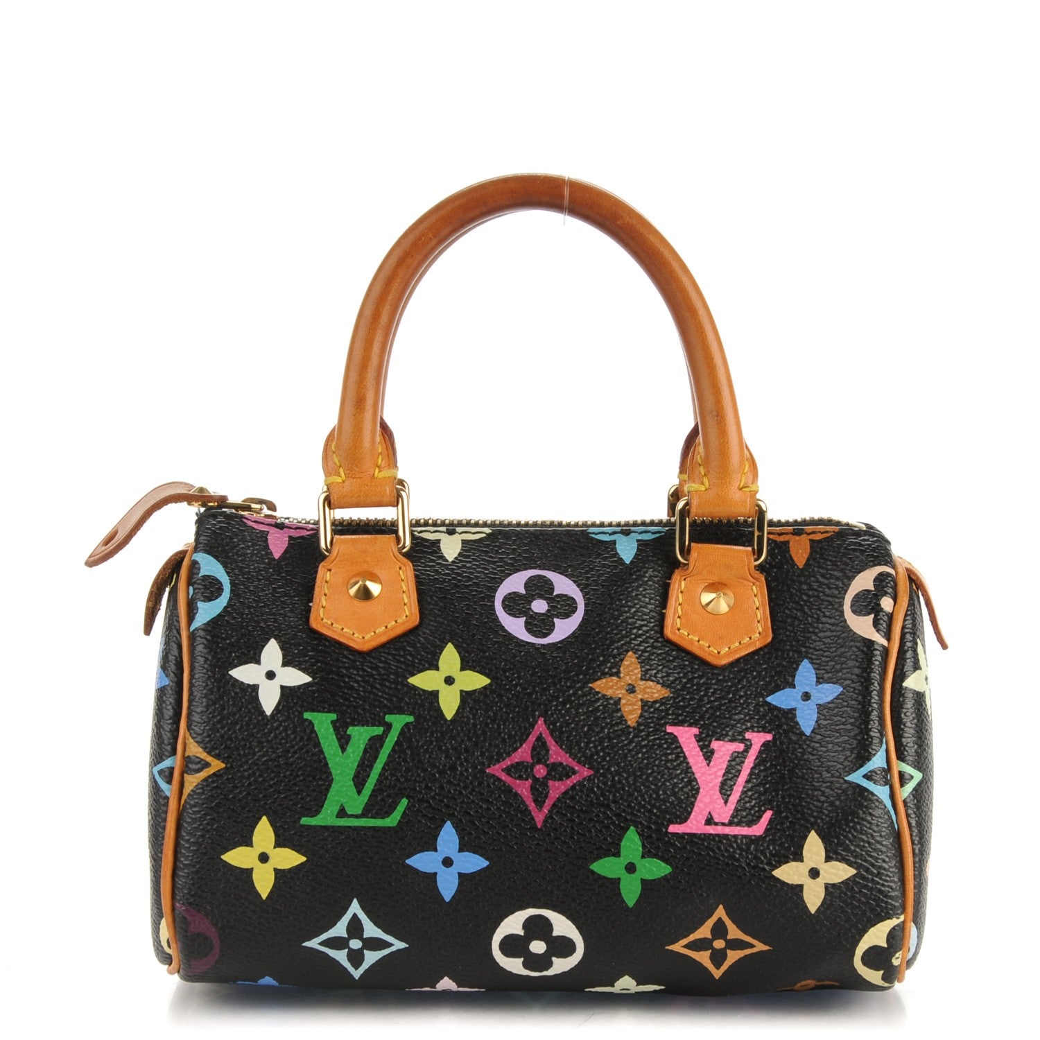 Louis Vuitton Monogram Multicolor Mini Sac HL Speedy Black 1 of 7