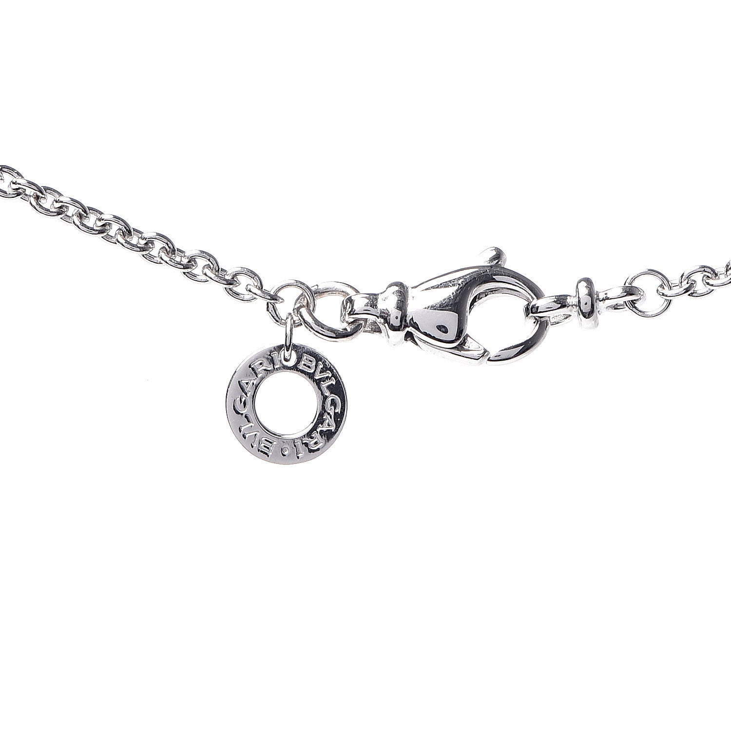Bulgari 18K White Gold B.Zero1 Pendant Necklace 5 of 6