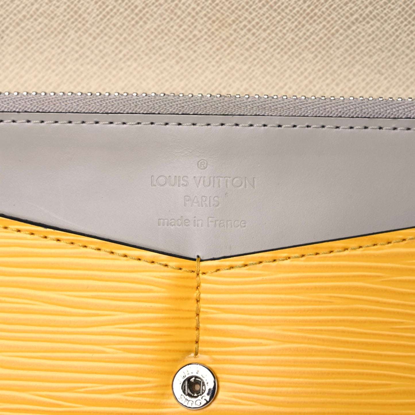 Electric Epi Flore Wallet Tri-Color Citron