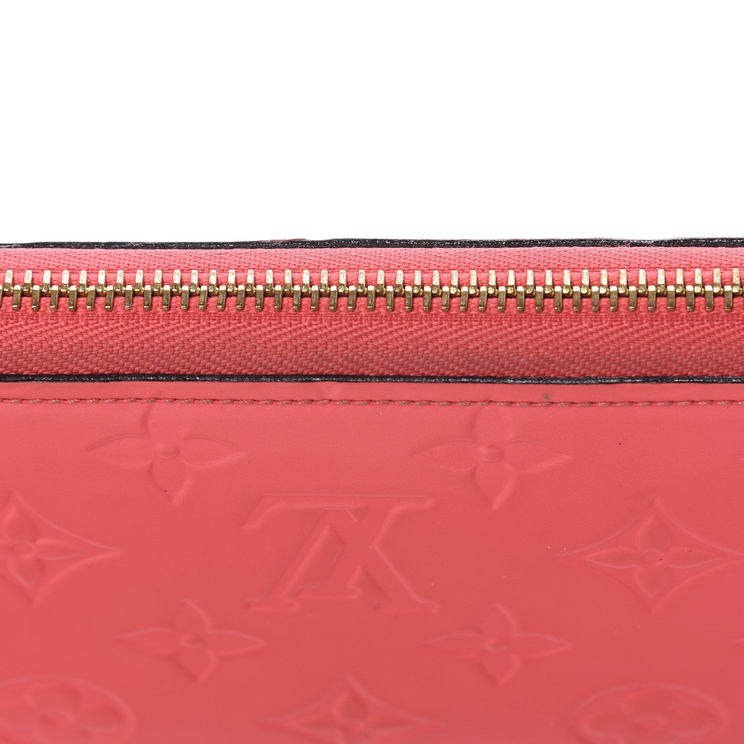 Louis Vuitton Vernis Zippy Wallet Rose Litchi 9 of 11
