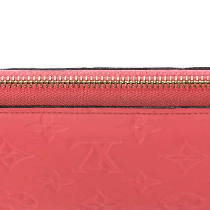 Louis Vuitton Vernis Zippy Wallet Rose Litchi 9 of 11