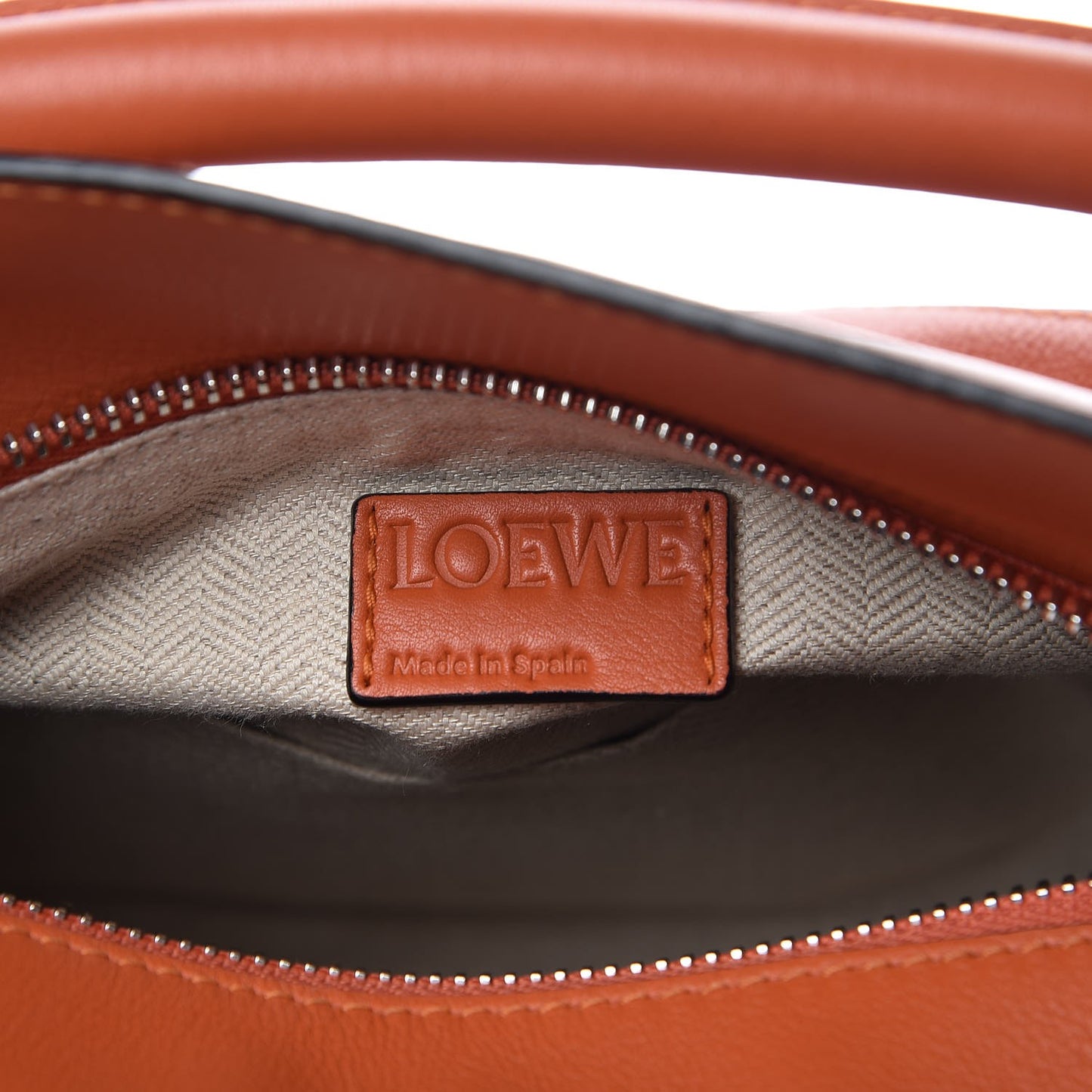 Calfskin Small Puzzle Bag Orange