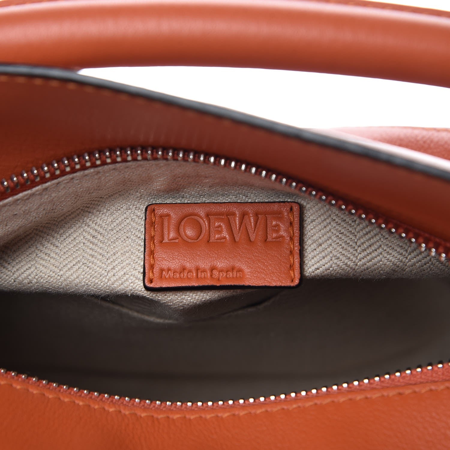 Loewe Calfskin Small Puzzle Bag Orange 7 of 8