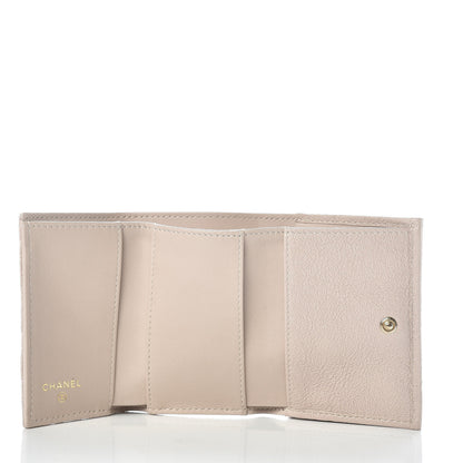 Chanel Caviar Quilted Small Boy Flap Wallet Light Beige 5 of 9