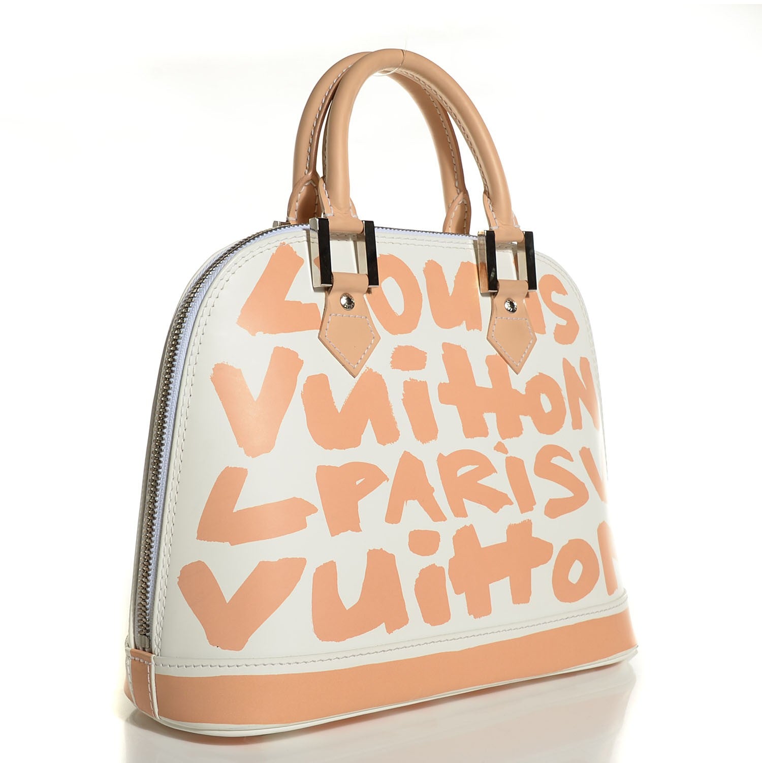 Louis Vuitton Graffiti Alma MM Peach 3 of 7