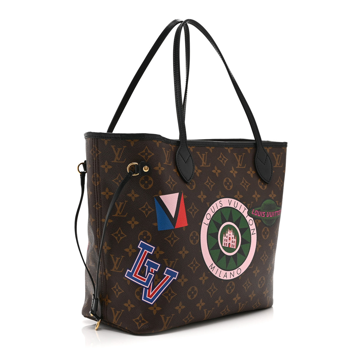 Louis Vuitton Monogram My LV World Tour Neverfull MM 4 of 11