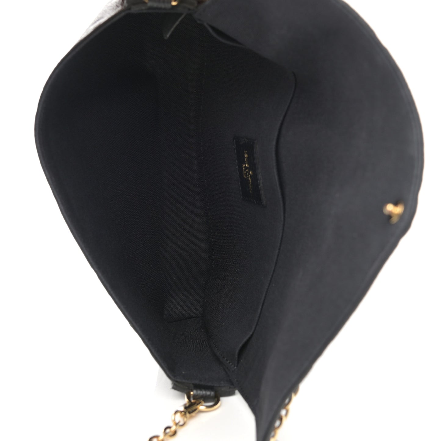 Empreinte Pochette Felicie Chain Wallet Black