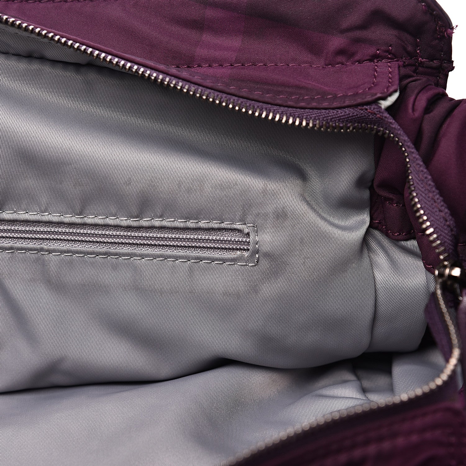 Burberry Nylon Check Small Buckleigh Packable Tote Purple 17 of 18