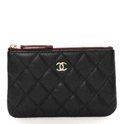 Chanel Caviar Quilted Small Cosmetic Case Black 1 of 8