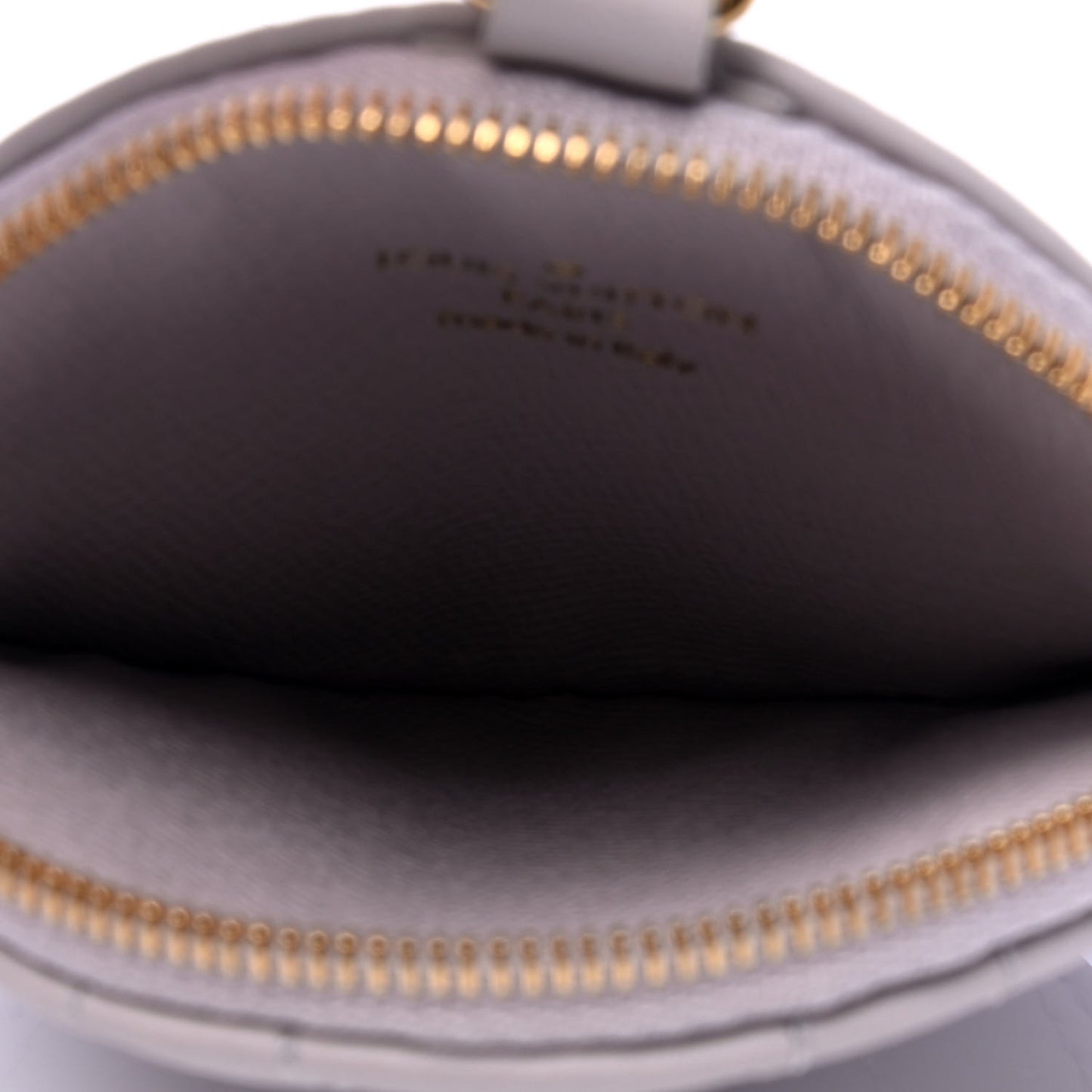 Calfskin New Wave Multi Pochette Round Coin Purse Brume
