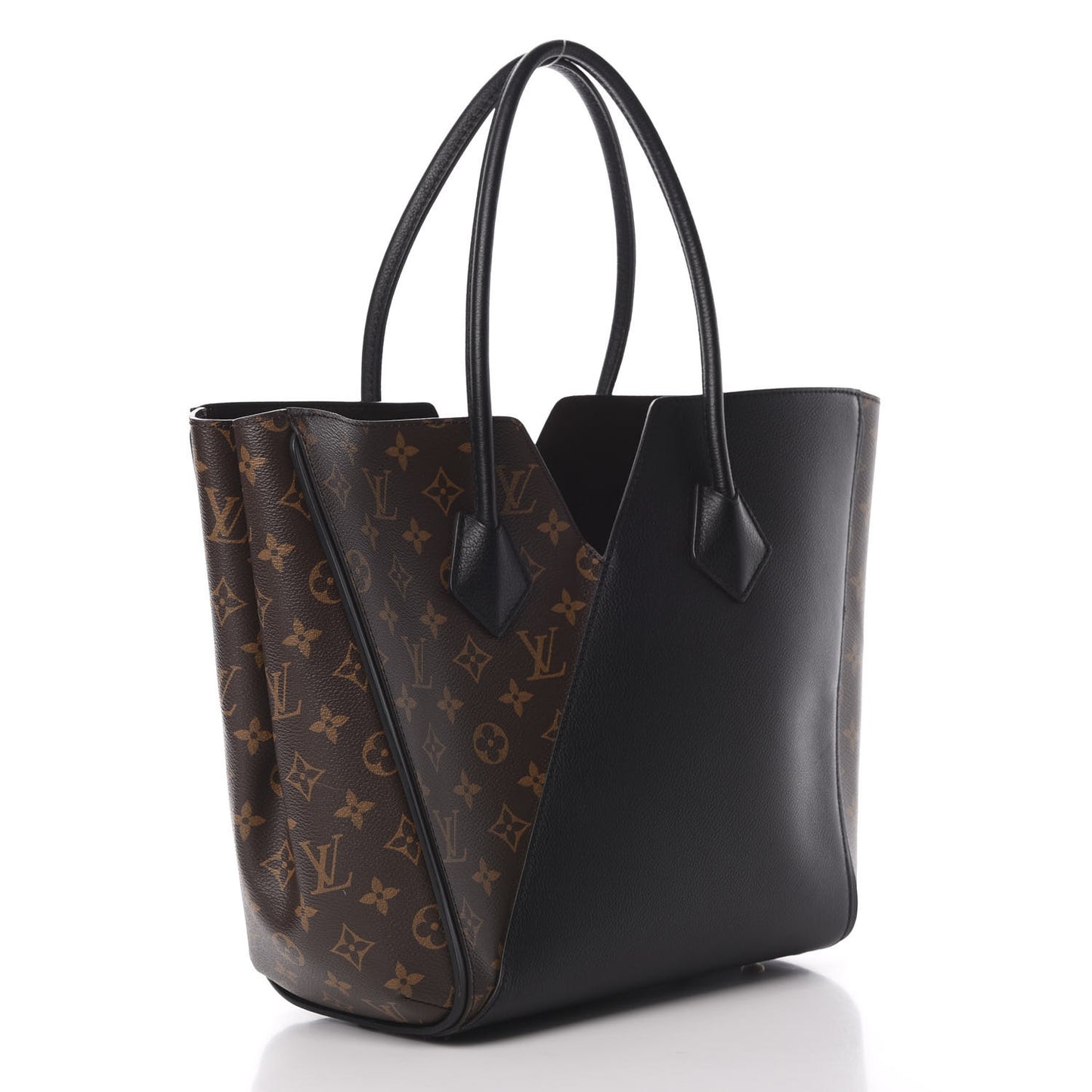 Calfskin Monogram Kimono Tote Black