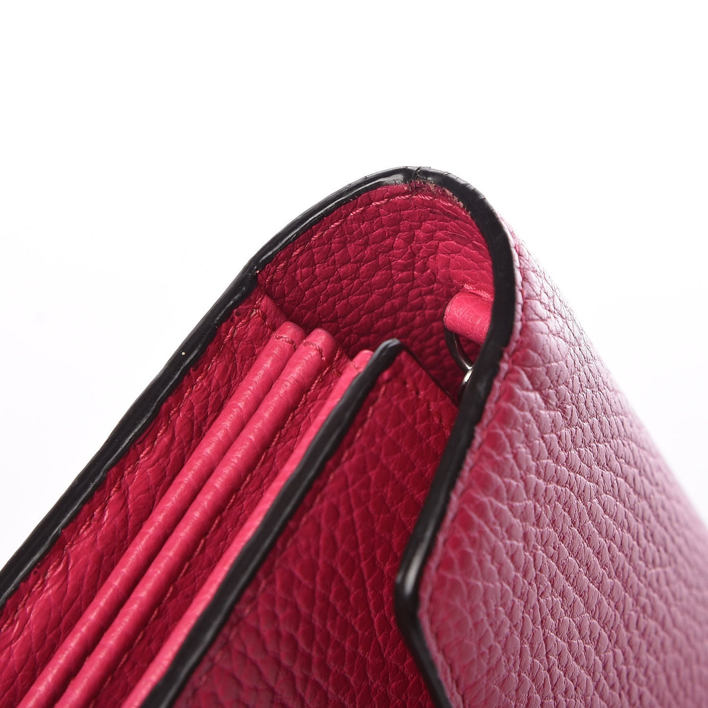 Dollar Calfskin Crystal Mini Dionysus Chain Wallet Box Pink