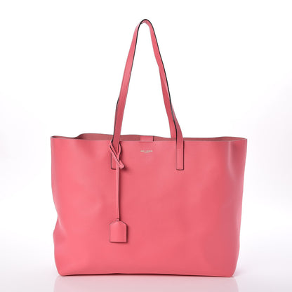 Saint Laurent Calfskin Large Shopping Tote Pale Rose 3 of 8