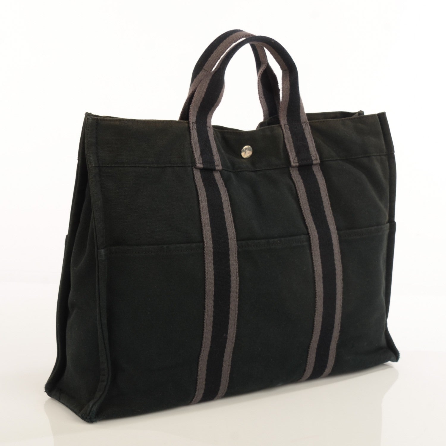 Hermes Canvas Fourre Tout MM Black 3 of 20
