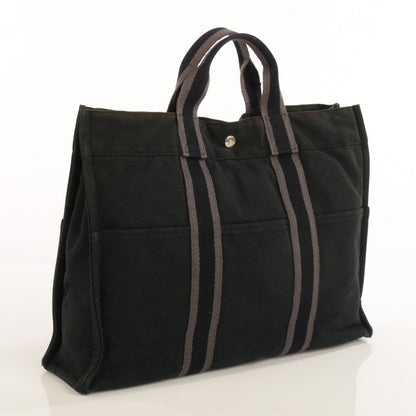 Hermes Canvas Fourre Tout MM Black 3 of 20