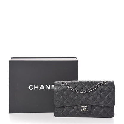 Chanel Caviar Quilted Medium Double Flap Black 11 of 11