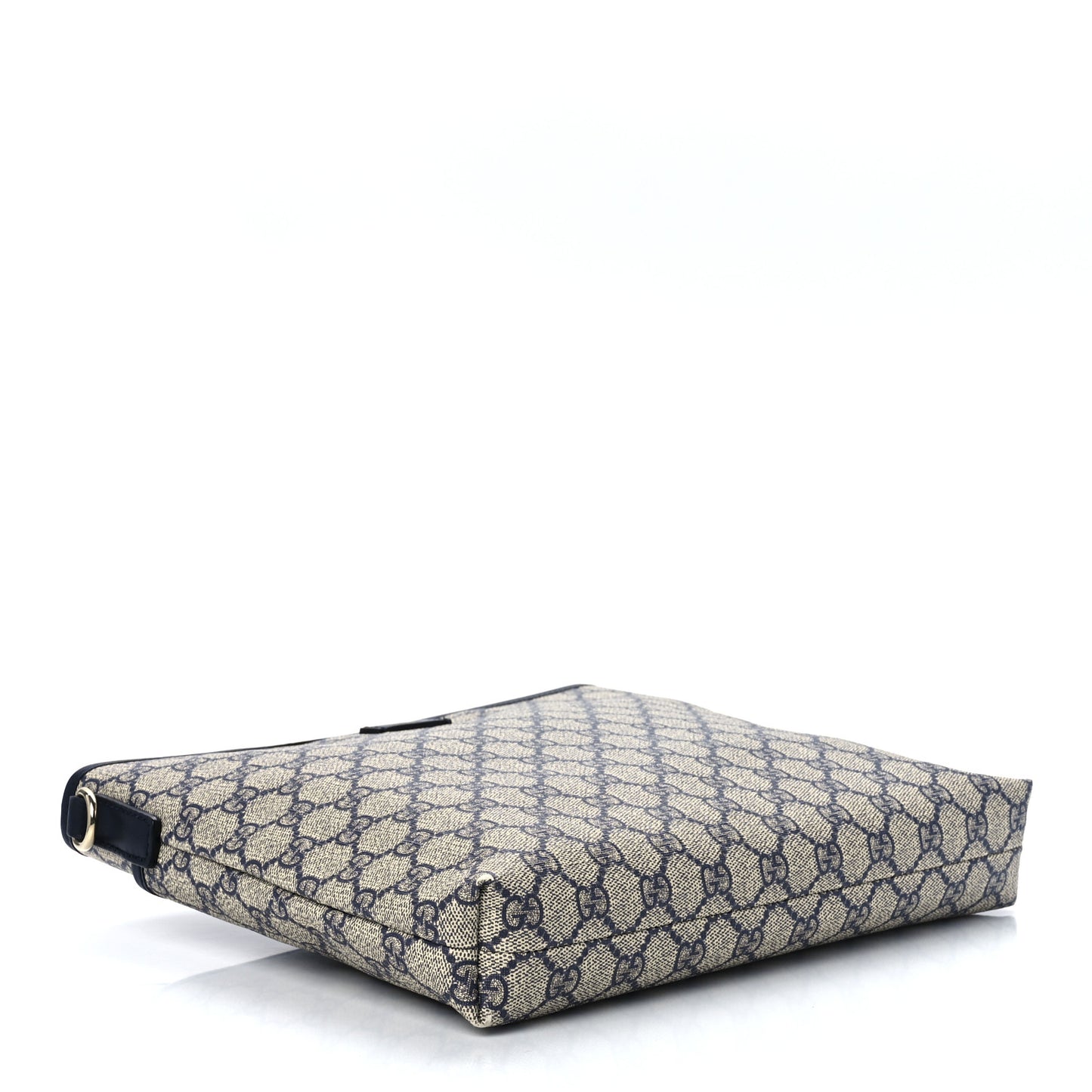 GG Plus Monogram Medium Flat Messenger Bag Navy