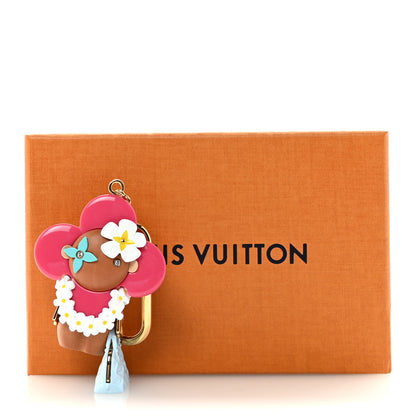 Louis Vuitton Resin Wood Vivienne Hawaii Bubblegram Alma BB Bag Charm Key Holder 5 of 5
