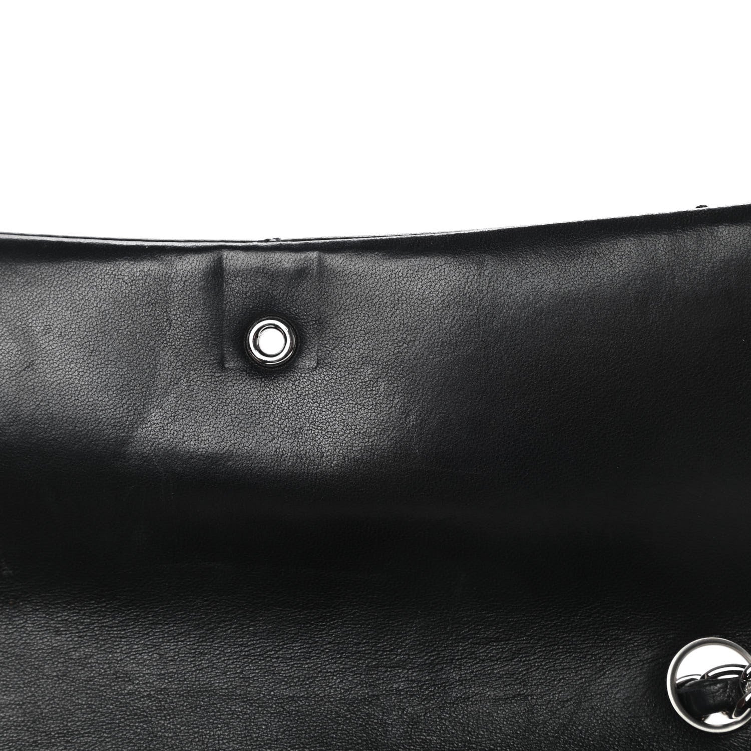 Chanel Lambskin Diamond Stitched CC East West Flap Black 12 of 16