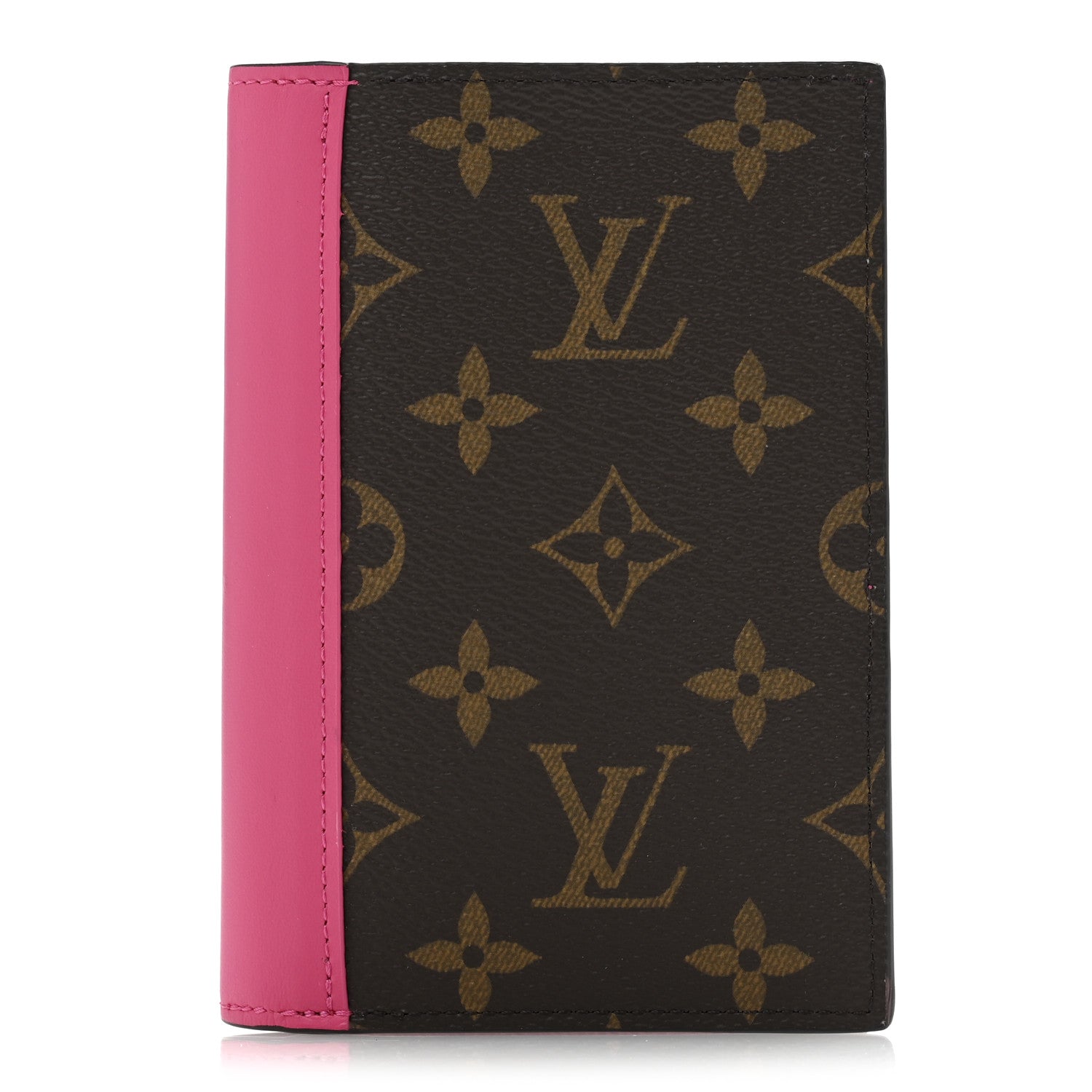 Louis Vuitton Monogram Macassar Passport Cover Fuchsia 1 of 10