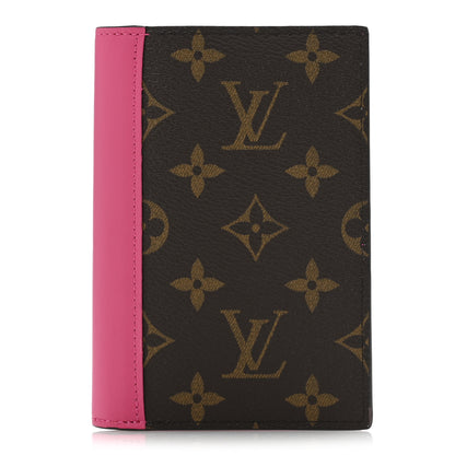 Louis Vuitton Monogram Macassar Passport Cover Fuchsia 1 of 10